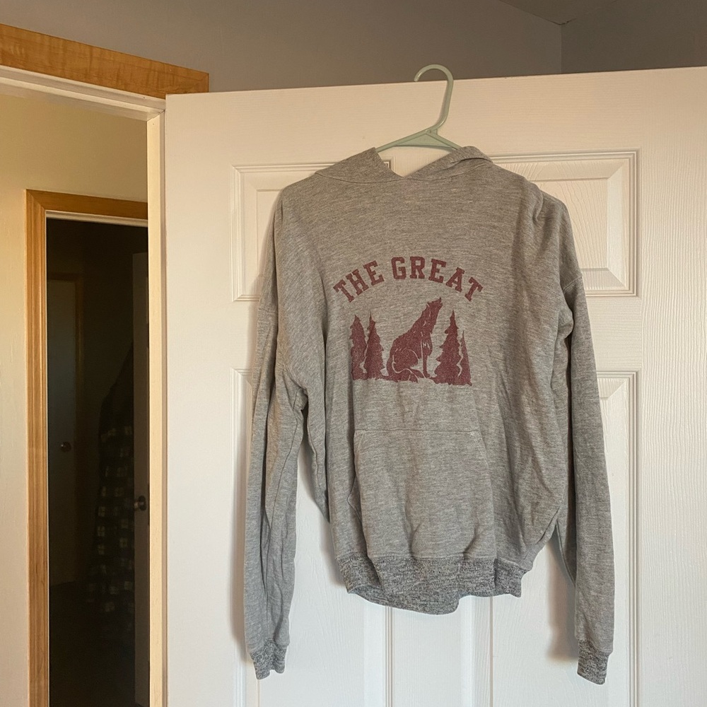THE GREAT. Graphic hoodie